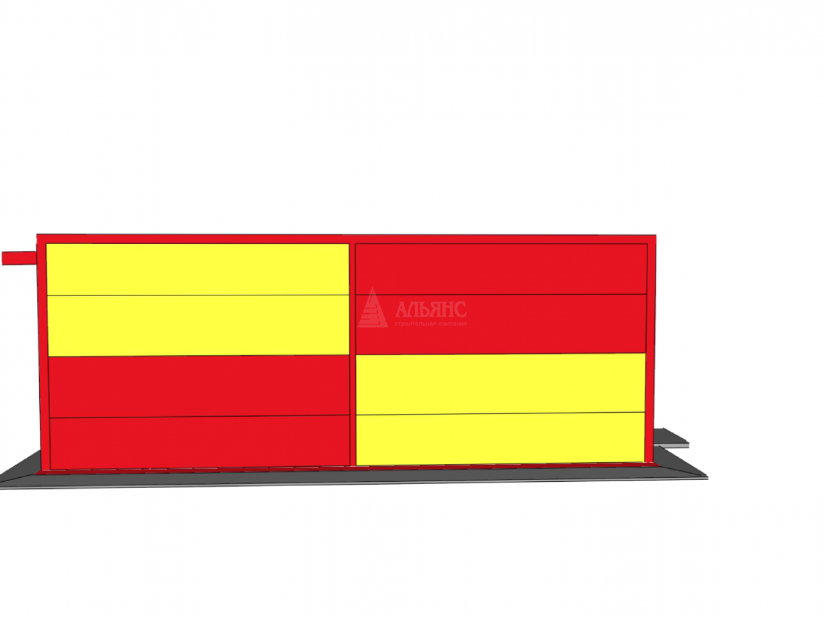 3D визуализация Магазин из сэндвич-панелей - фото 11