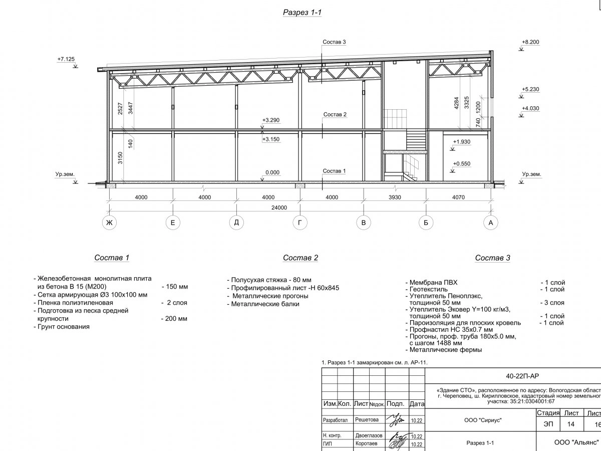 Планировка СТО из сэндвич-панелей -  фото 5